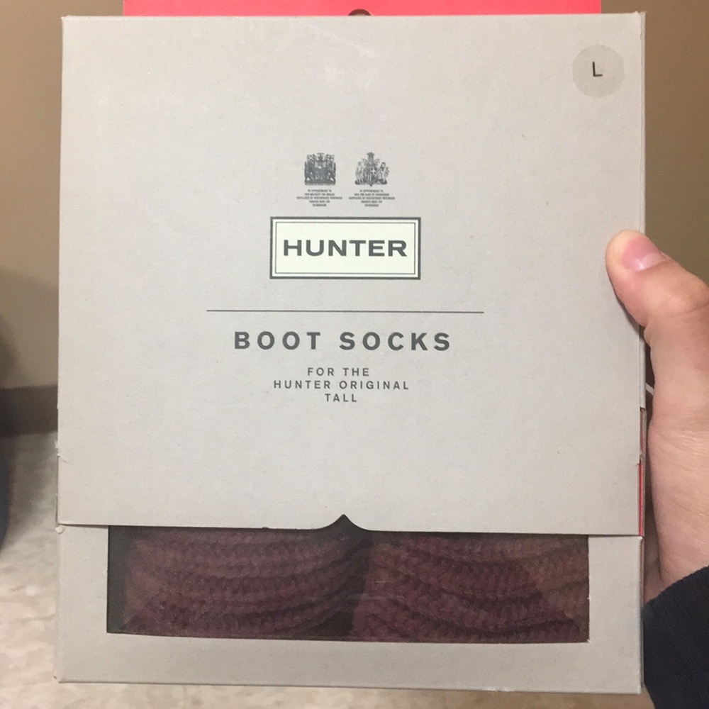 Hunter boot socks, brand new